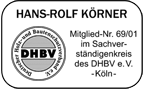 Hans-Rolf Körner Mitglied im Sachverständigenkreis des DHBV e. V. Köln